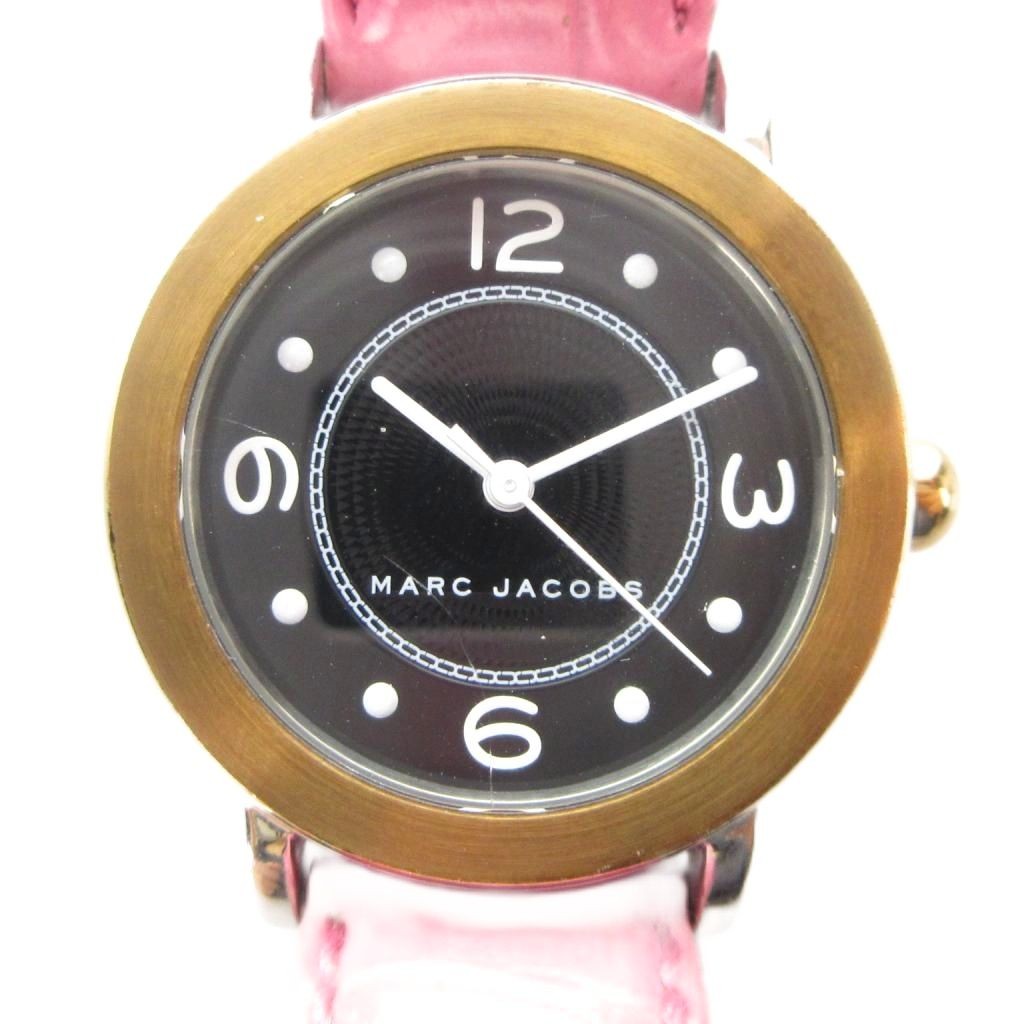 Marc Jacobs MJ1517 Women’s Gold Quartz Leather Belt Watch AB 26mm