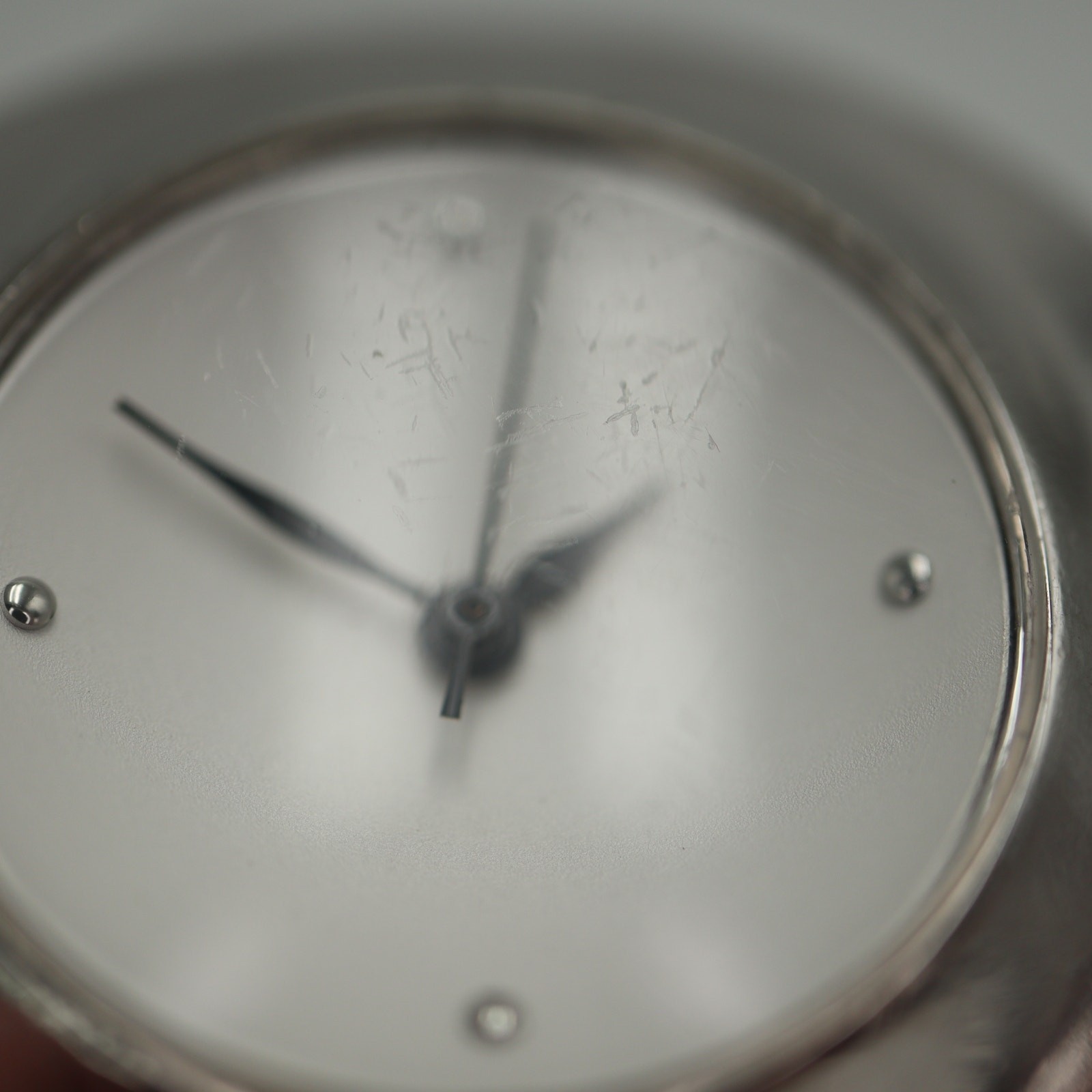 Vintage 90s Robert Lee Morris Moon Crater 925 Sterling Silver Watch New Battery