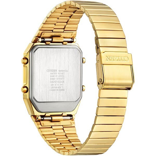 CITIZEN JG2103-72X Ana-Digi Temp Tsuno Chrono Pink Gold Retro Watch Japan
