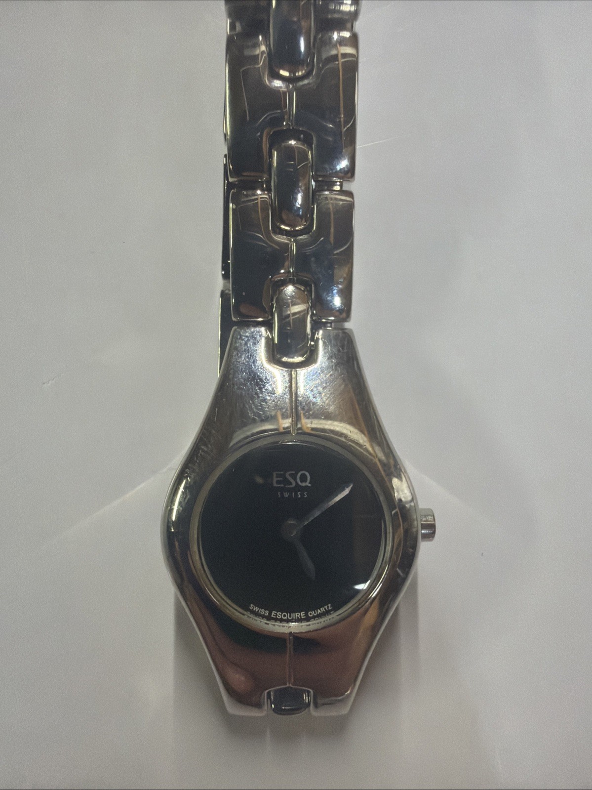 ESQ Black Silver Dial Wrist Watch