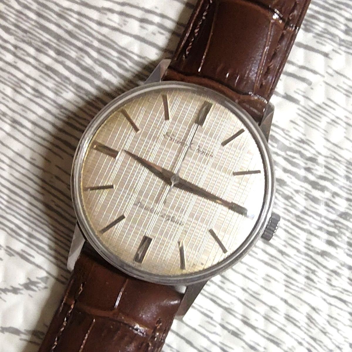 SEIKO Crown Diashock 21 Jewels Manual Used Watch