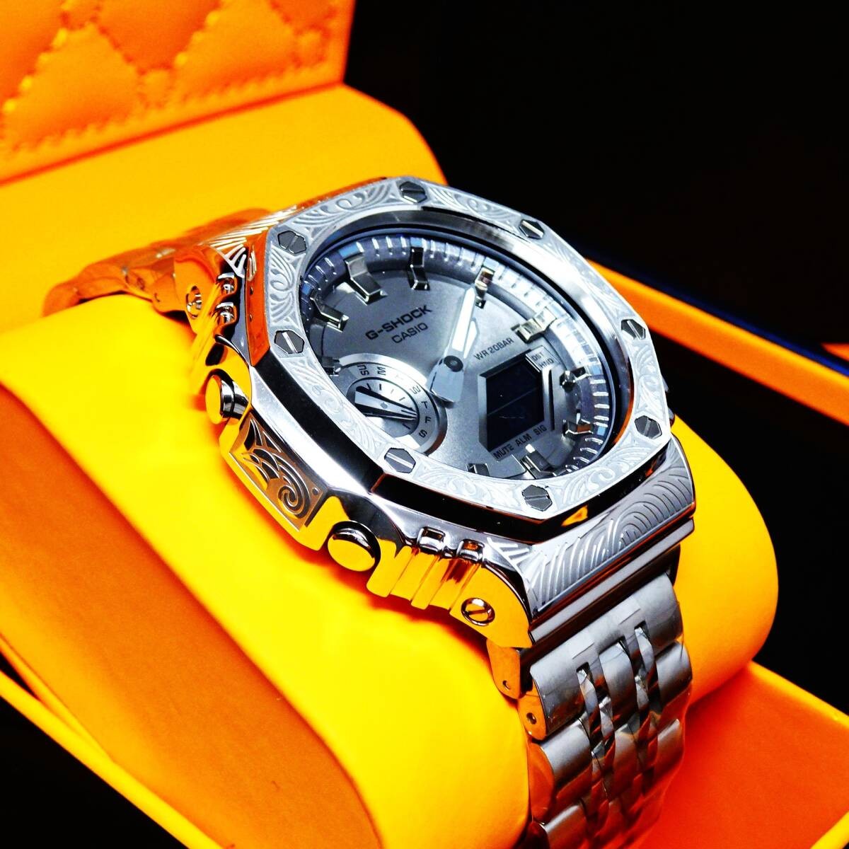 New〓MOD〓Custom watch〓Regular GA2100SB body included〓Aftermarket product