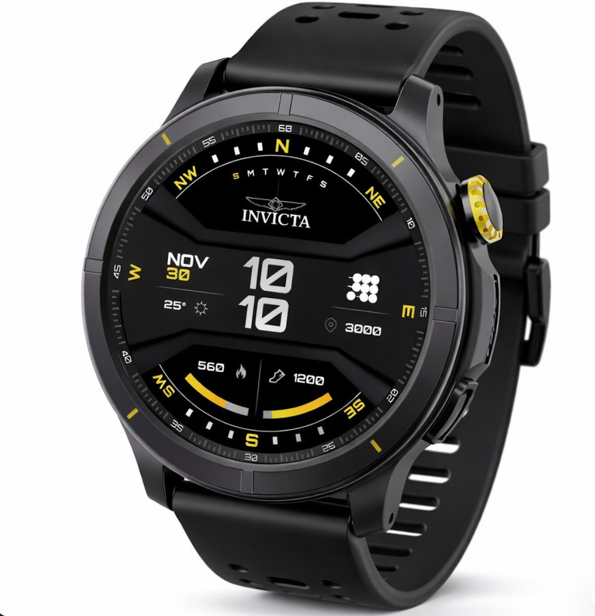 Invicta I-Tech 2 Pro Unisex SmartWatch 46mm Black ITECH-005 Sealed In Box NEW