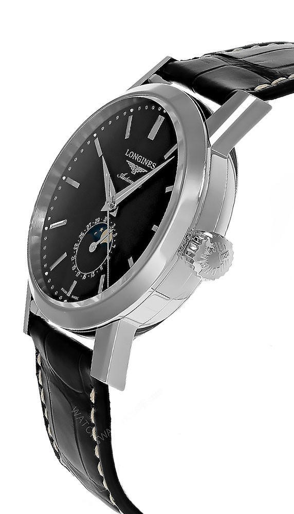 Longines Heritage 1832 Automatic 40mm Black Dial Men’s Watch L4.826.4.52.0- NEW