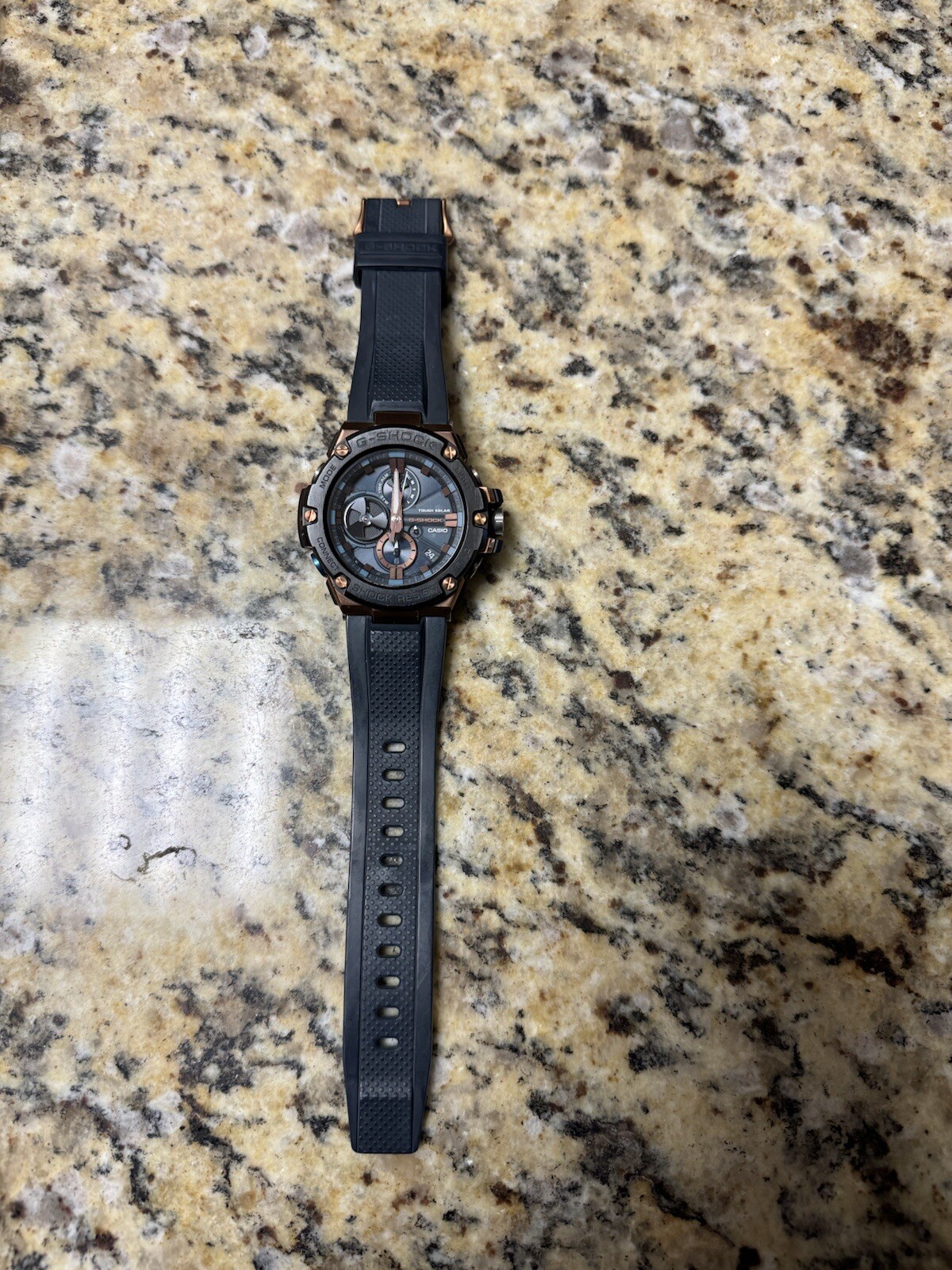 Casio G-SHOCK G-STEEL GST-B300 50mm Blue Resin Case and Blue Resin Band Men’s