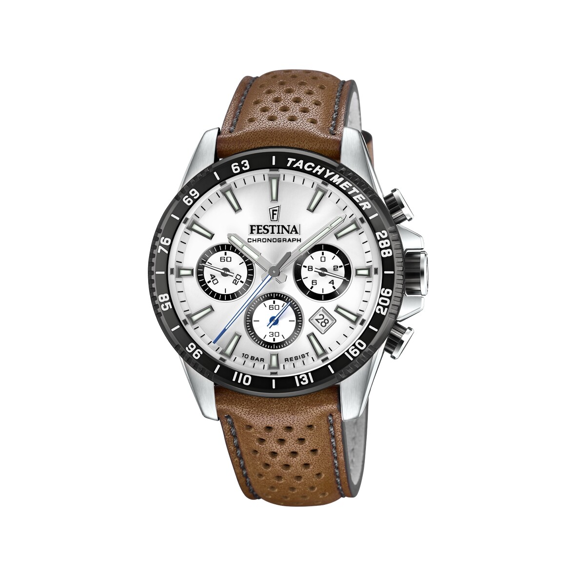 Watch Festina F20561/1 Timeless Chrono Man 45 Stainless steel
