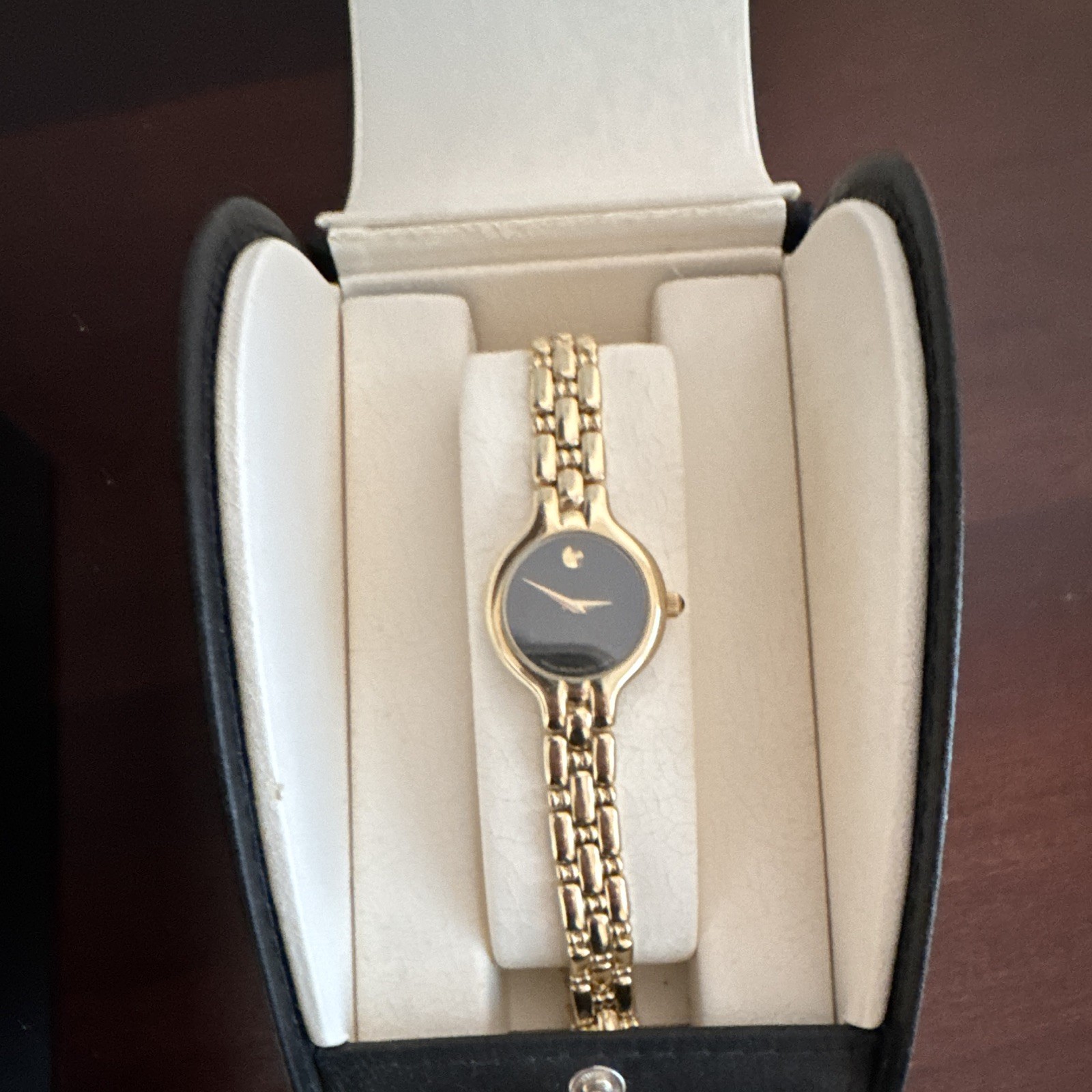 Movado Finezza Solid 14k Gold