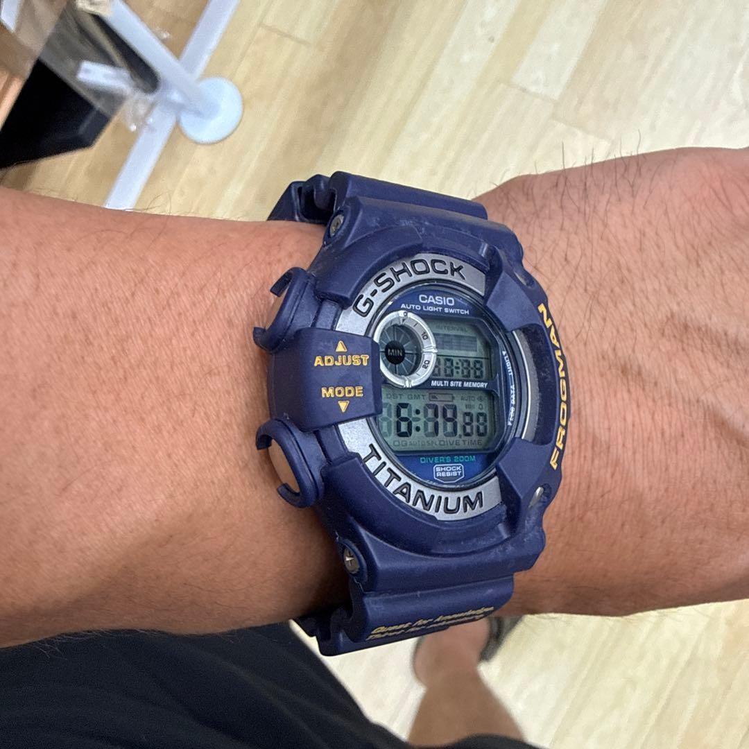 Casio G-Shock DW-9900MD Frogman Titanium Mad Dog Expeditions Used from Japan