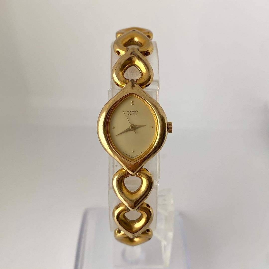 Running SEIKO Gold Elegant Vintage Watch