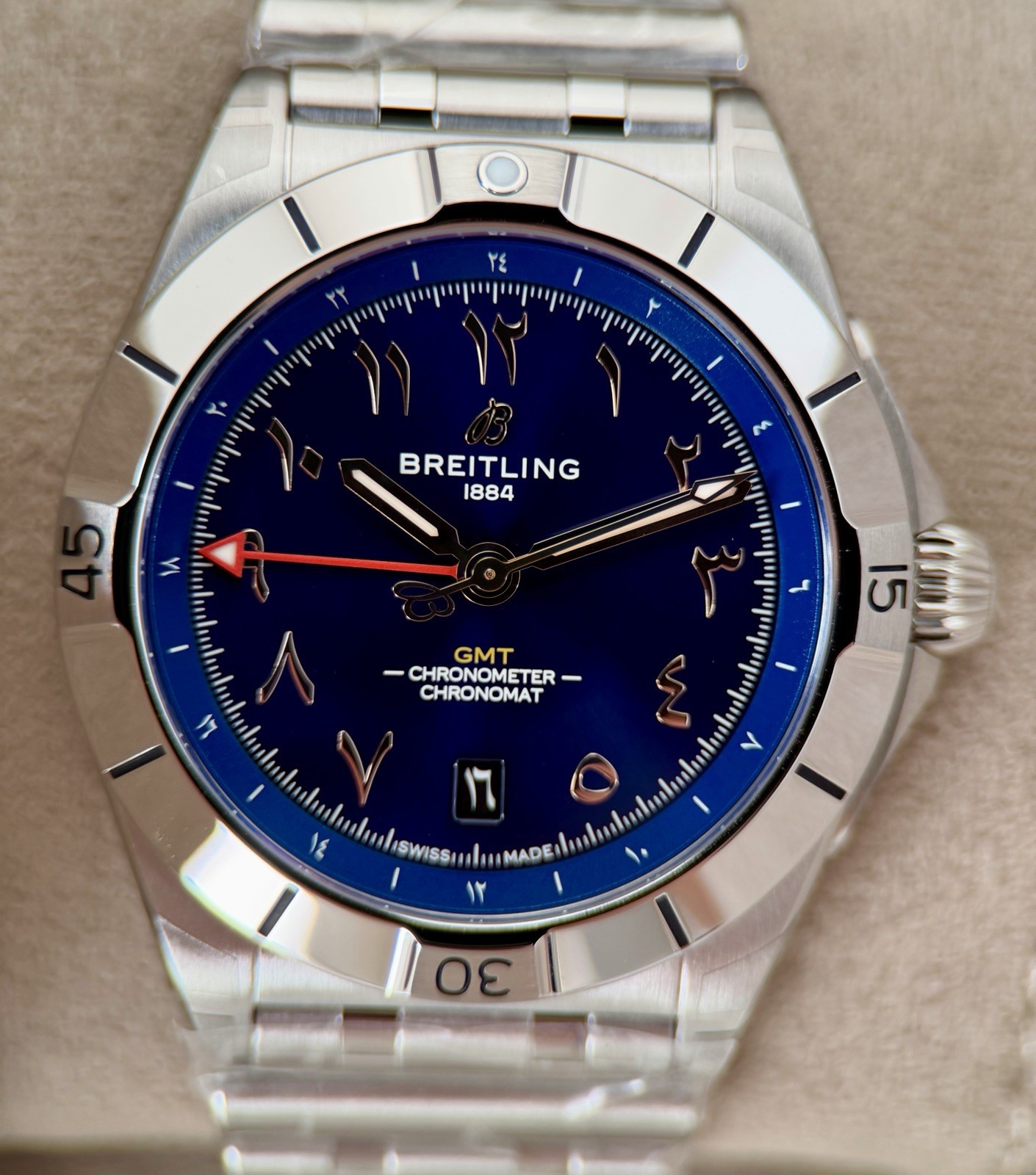 Breitling Chronomat GMT “Malaysia Edition” Limited To 68 Pieces A32398E71C1A1