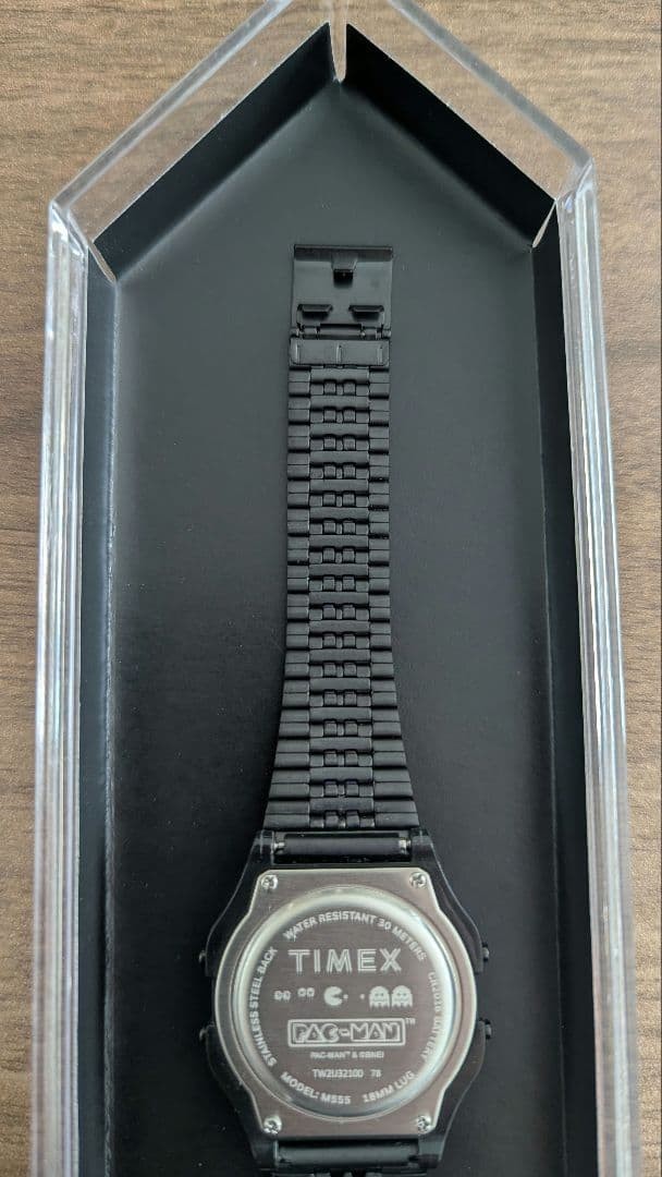 TIMEX Pacman Collab Digital Watch Black Mens Limited Edition Classic