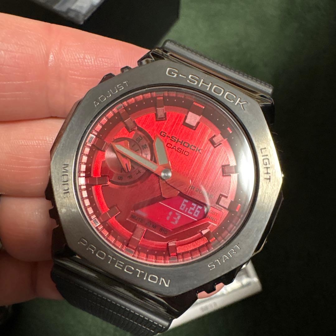 CASIO G SHOCK Main Unit Red Dial