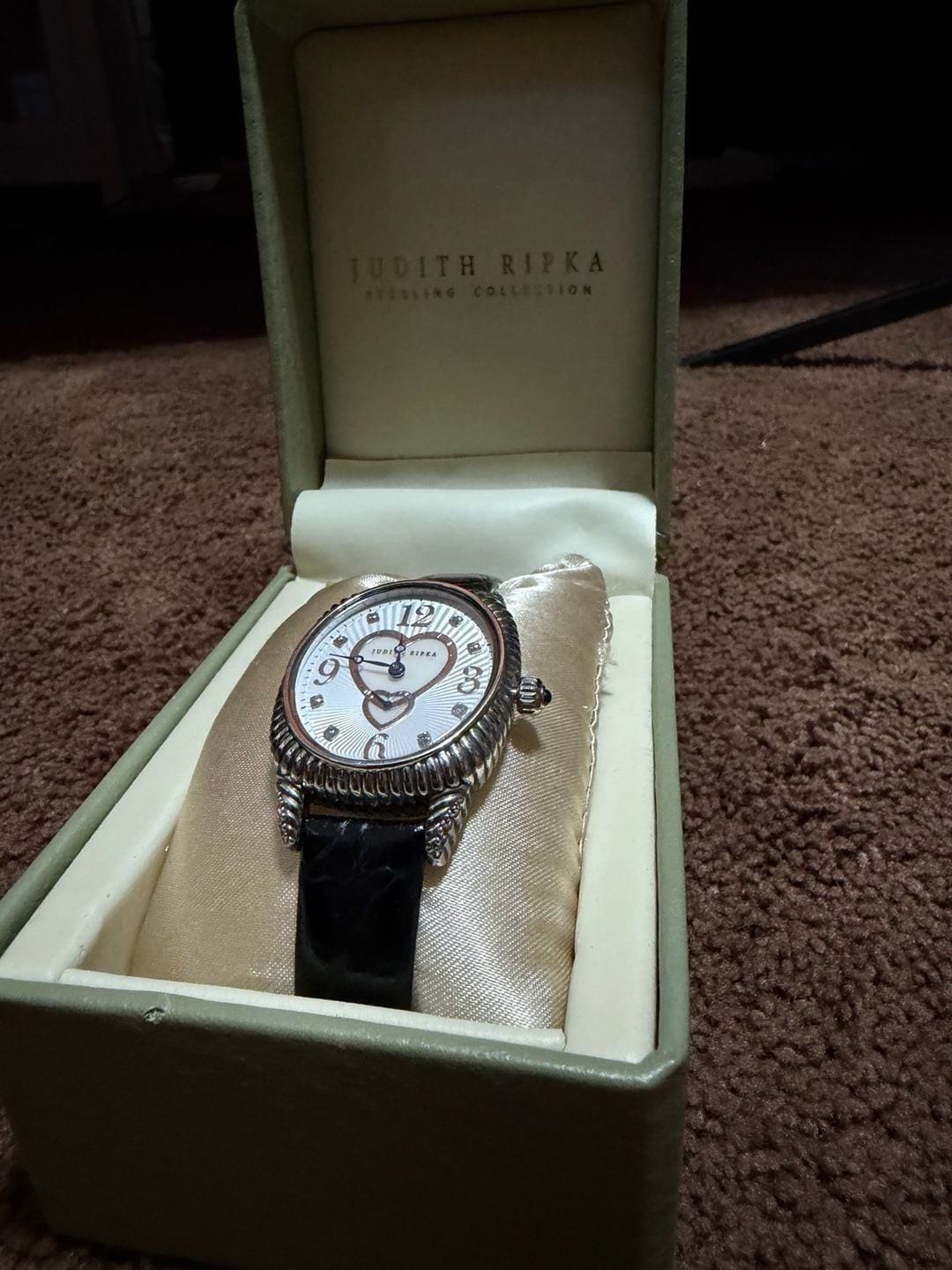 JUDITH RIPKA STERLING SILVER WOMENS WATCH