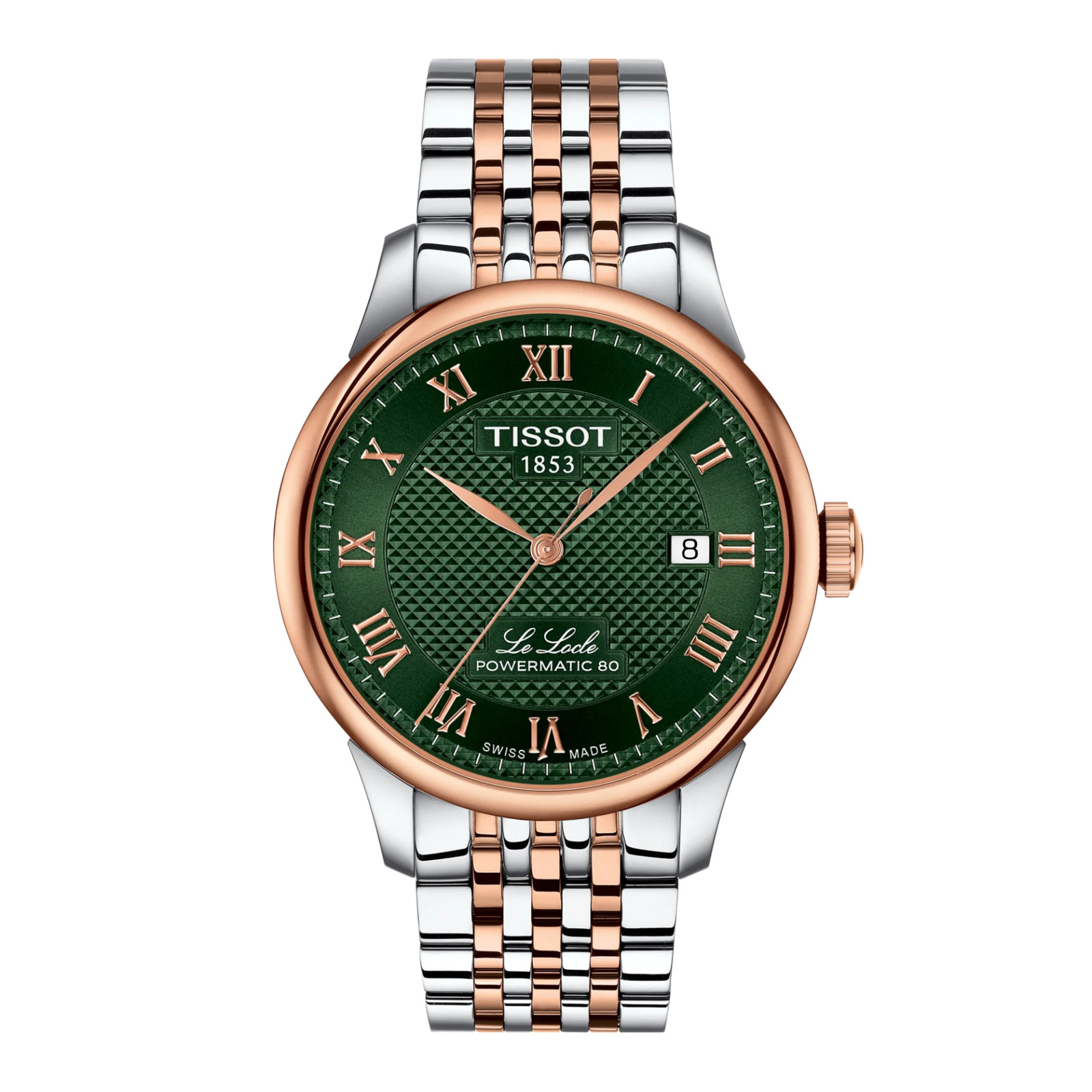 New Tissot Le Locle Powermatic 80 Green Dial 39.3 MM T006.407.22.093.01