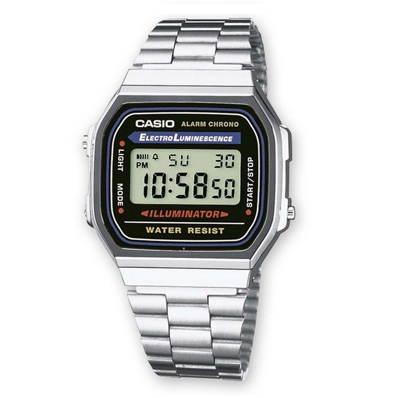 A168WA-1YES Casio Collection Unisex Digital Watch -10% Off