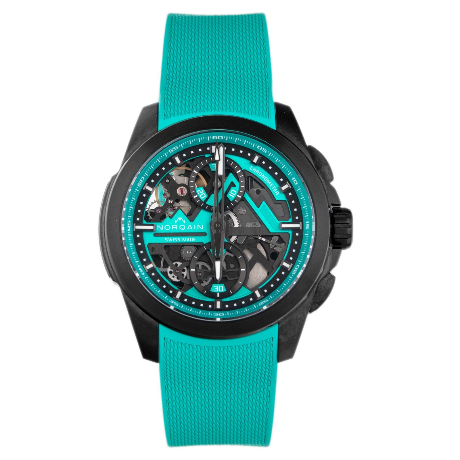 Norqain Independence Skeleton Chrono LE Titanium 42mm N3200.40T02.J01 Full Set