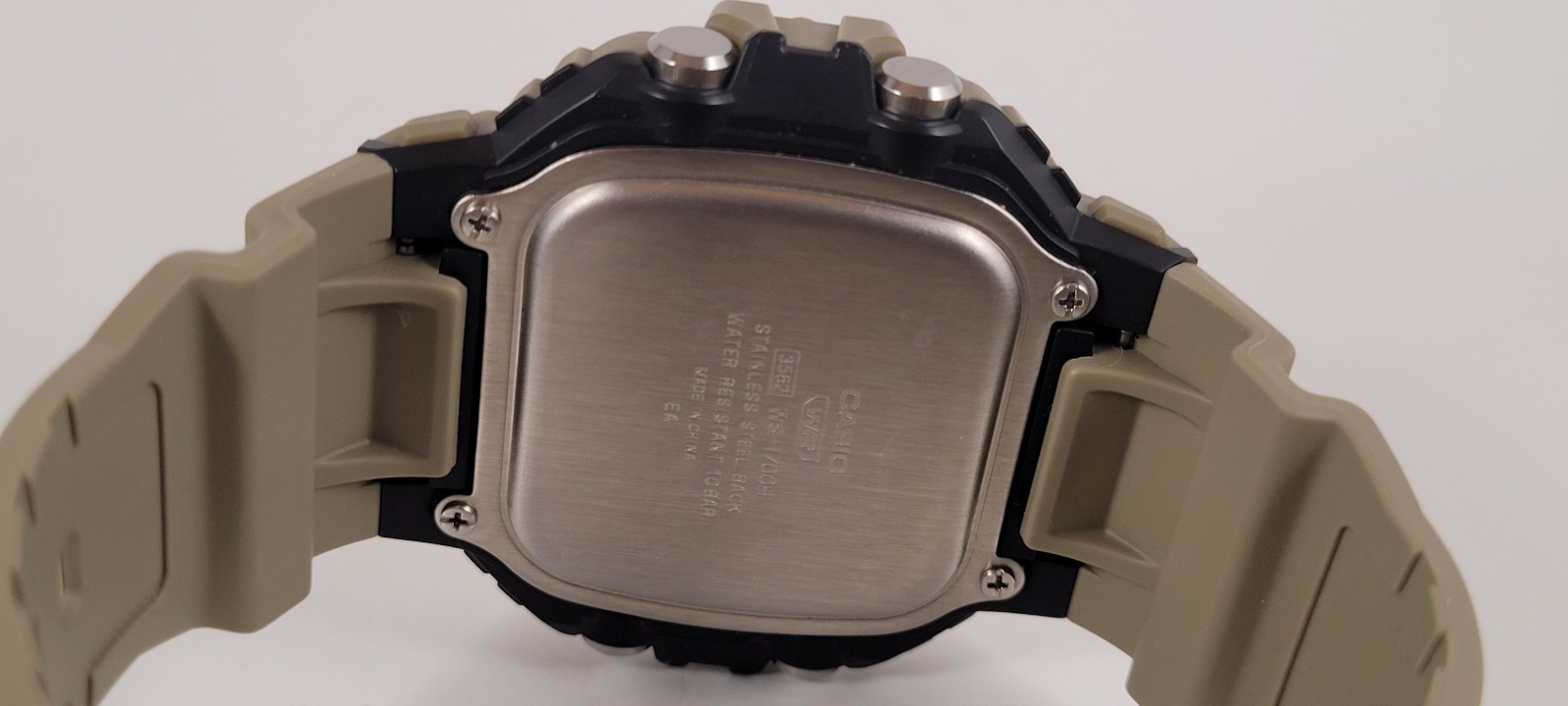 Casio WS-1700H-5AV Tide Graph/Moon Phase 3 Alarms 100m Illuminator Watch
