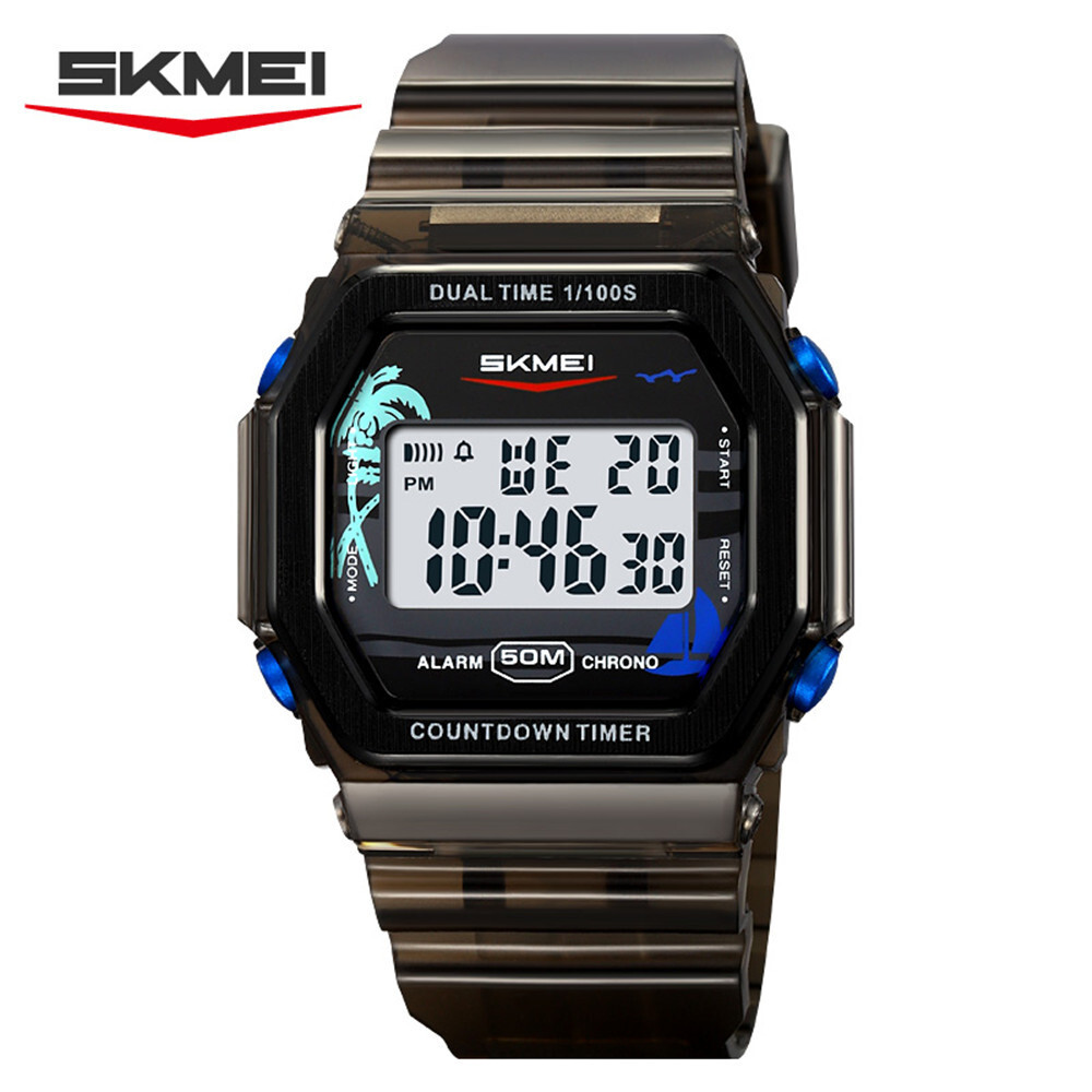 SKMEI Men Sport Watch Boy Girl Digital Watch LED Digital Countdown Wristwatch
