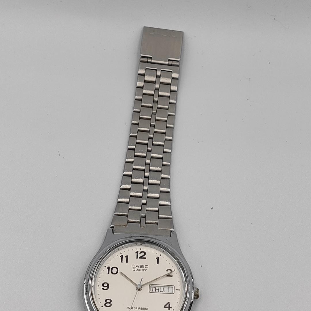 Casio MQ-514 Quartz Day-Date Stainless Steel Watch Dead battery