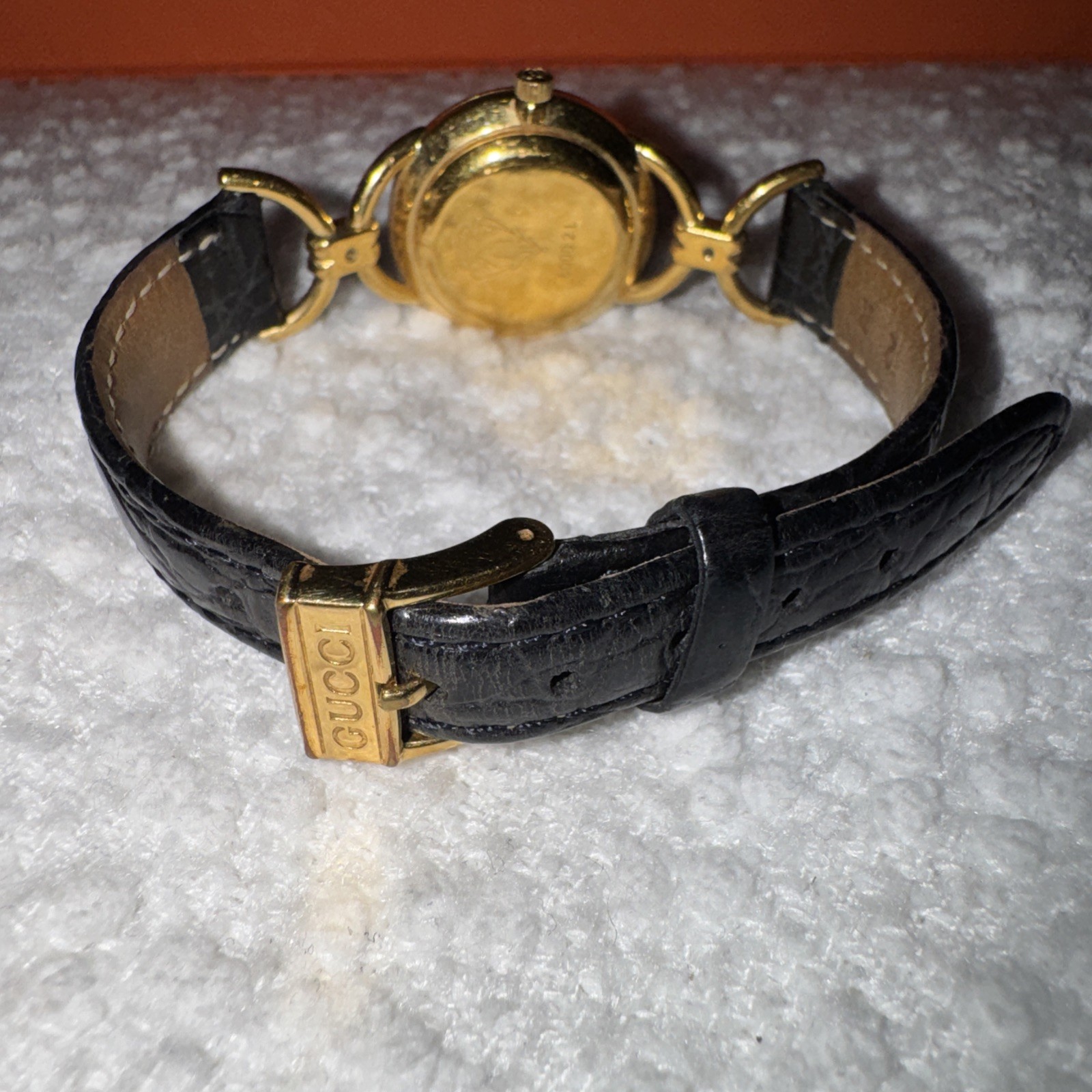 Vintage Authentic Gucci Women’s Watch Model 6000 Gold Plated Swiss Made