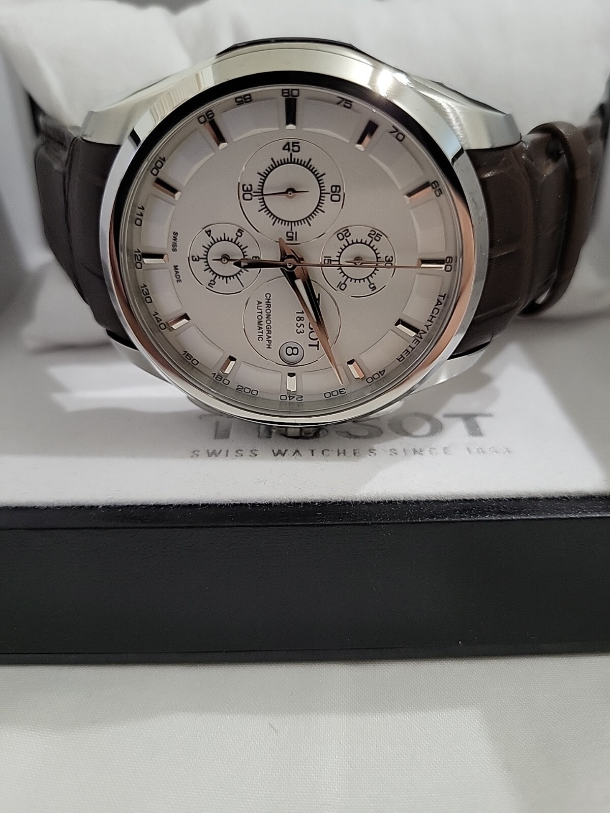 RARE Tissot 1853 Men’s Watch Automatic Leather T035627A