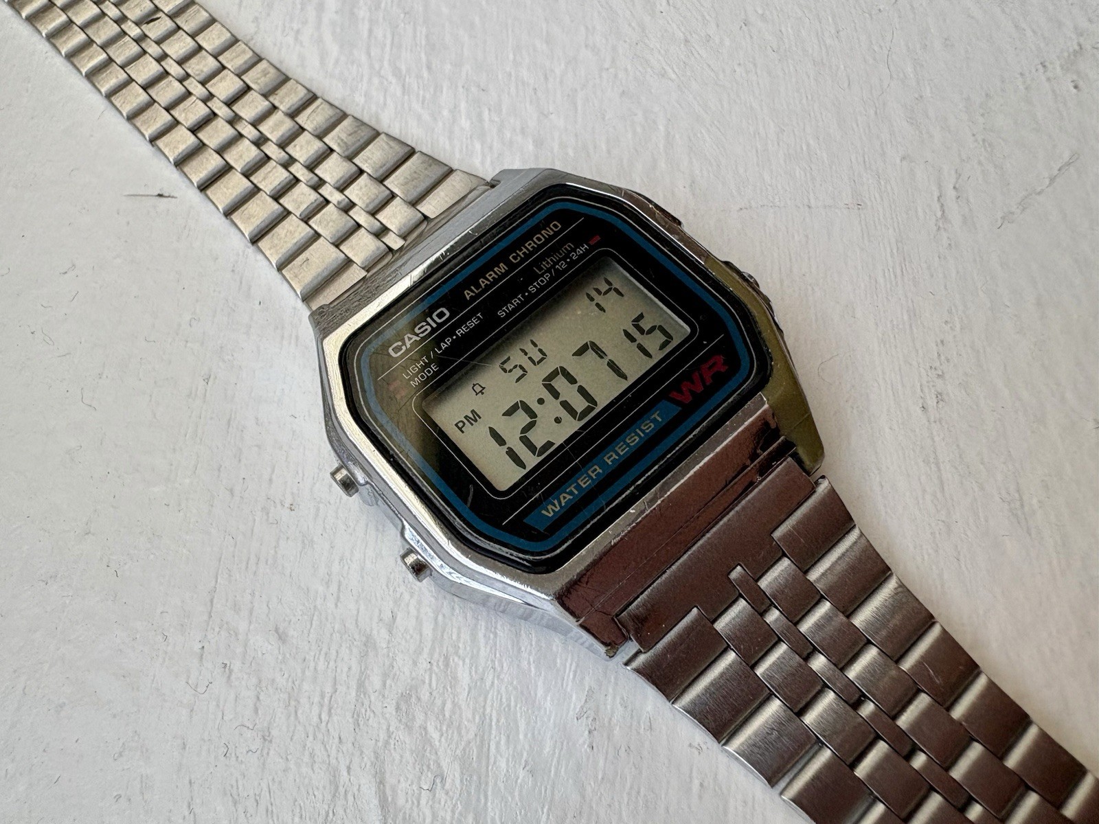 Casio Classic A158WA-1CR Watch – Silver
