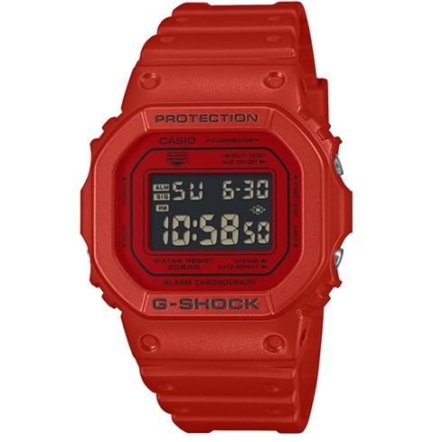 New CASIO G SHOCK DW 5600RRB 4JF ICONIC RED Series Digital Shock Resistant 20 AT