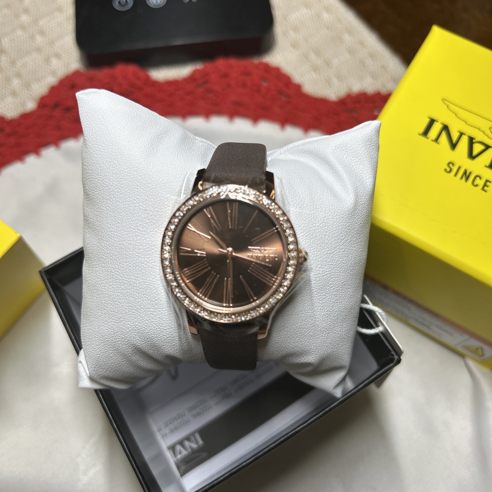 Invicta Celestial Ethera Women’s Watch – 31mm, Brown (70445)