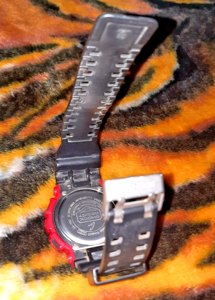 CASIO G-Shock~GA-100 Wrist Watch +2 Extra Bezels~Red/Black/Green/Blue/White💯😎