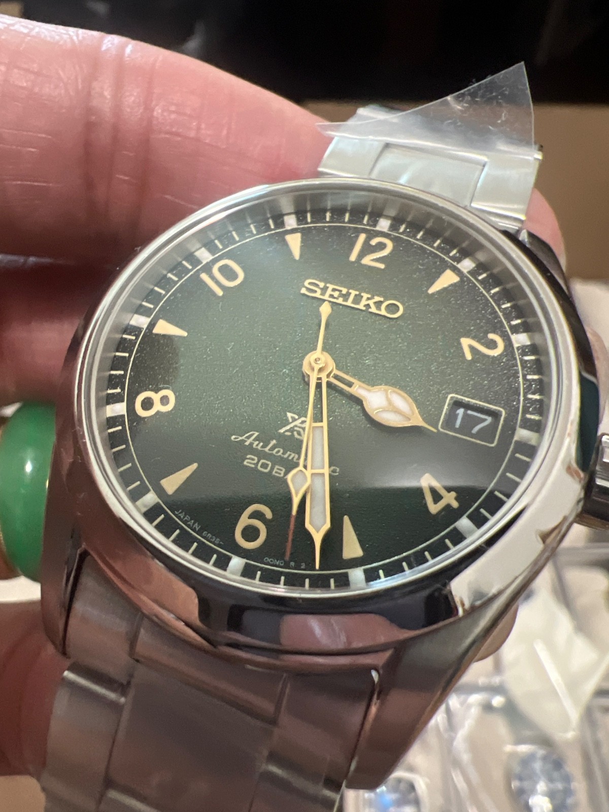 Seiko Prospex Apinist SPB155 Automatic🔥Green Steel Bracelet 38mm Men’s Watch