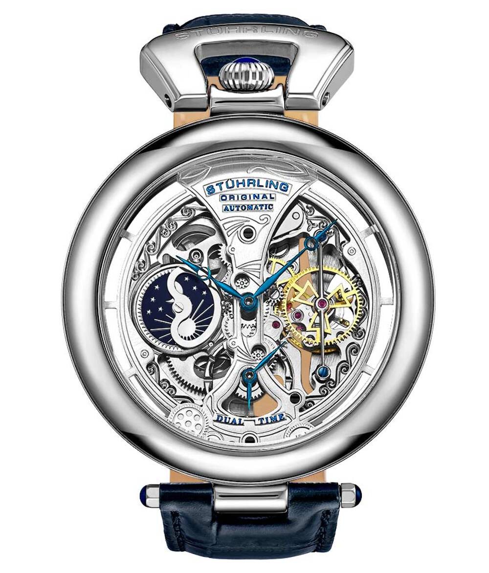 Legacy Silver Dial/ Blue Leather Blue | Silver Dial Wristwatch 3919.1