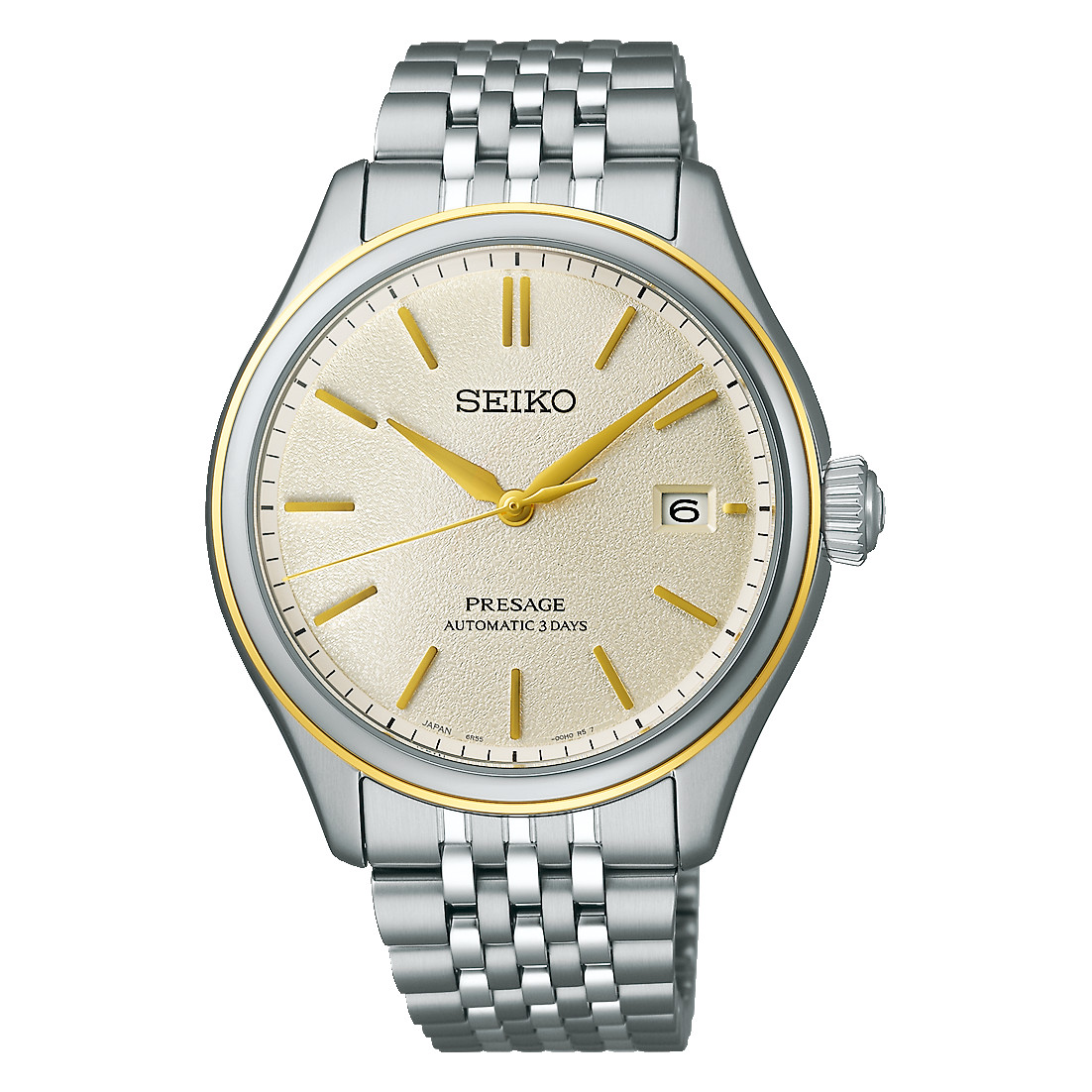 Seiko Presage Classic Series Automatic 40.2 MM Steel White Dial Watch SPB478J1