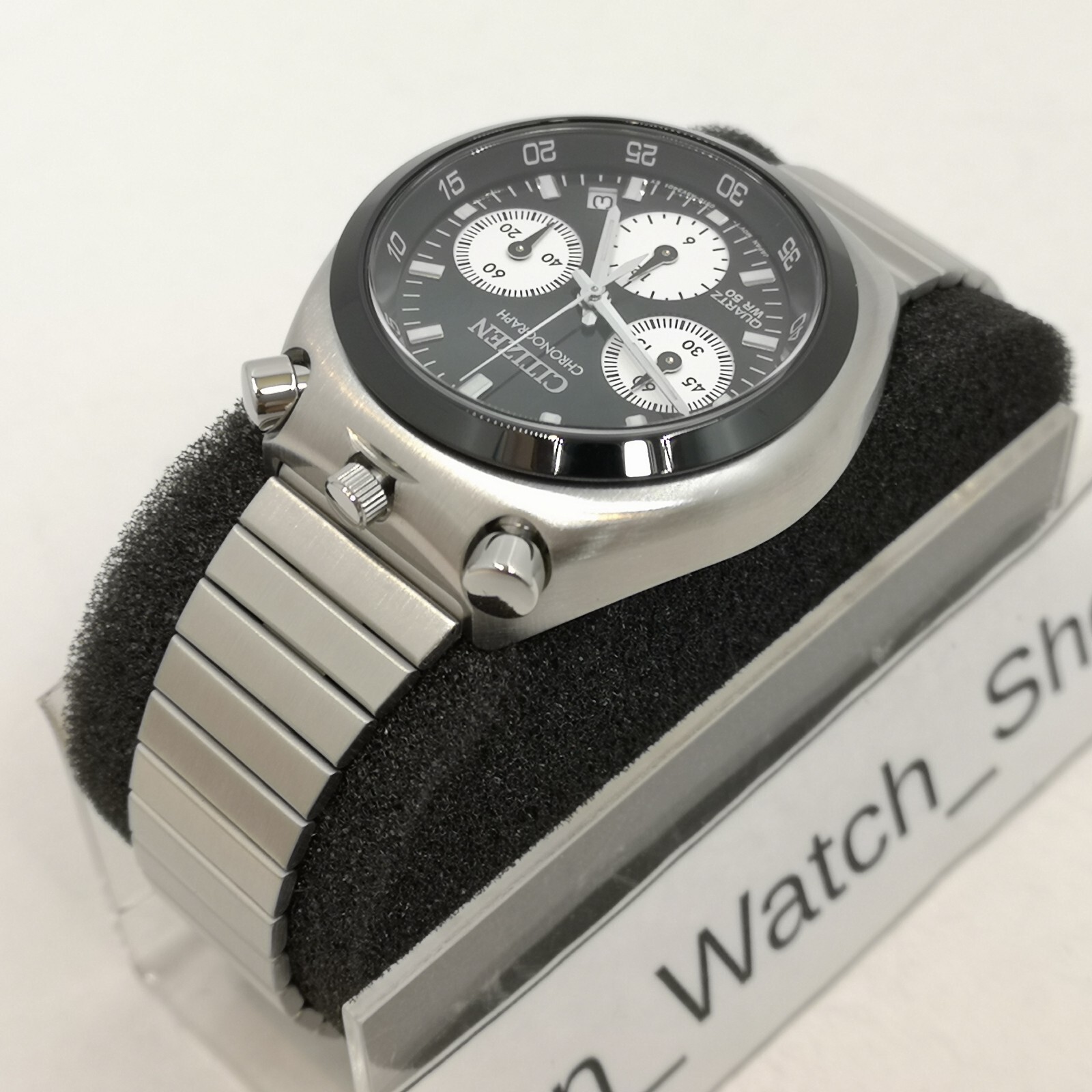 CITIZEN COLLECTION Record Tsuno Chrono AN3660-81E Black Men’s Watch New in Box