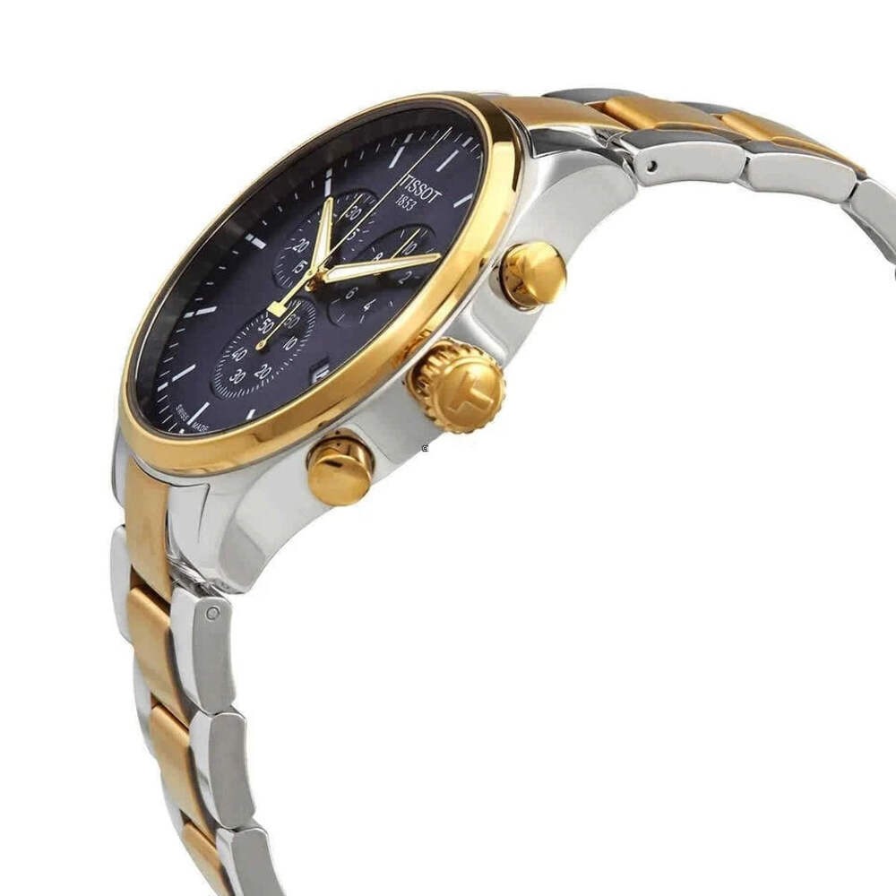 Tissot Chrono XL Classic Blue Dial Two Tone Watch for Men – T116.617.22.041.00