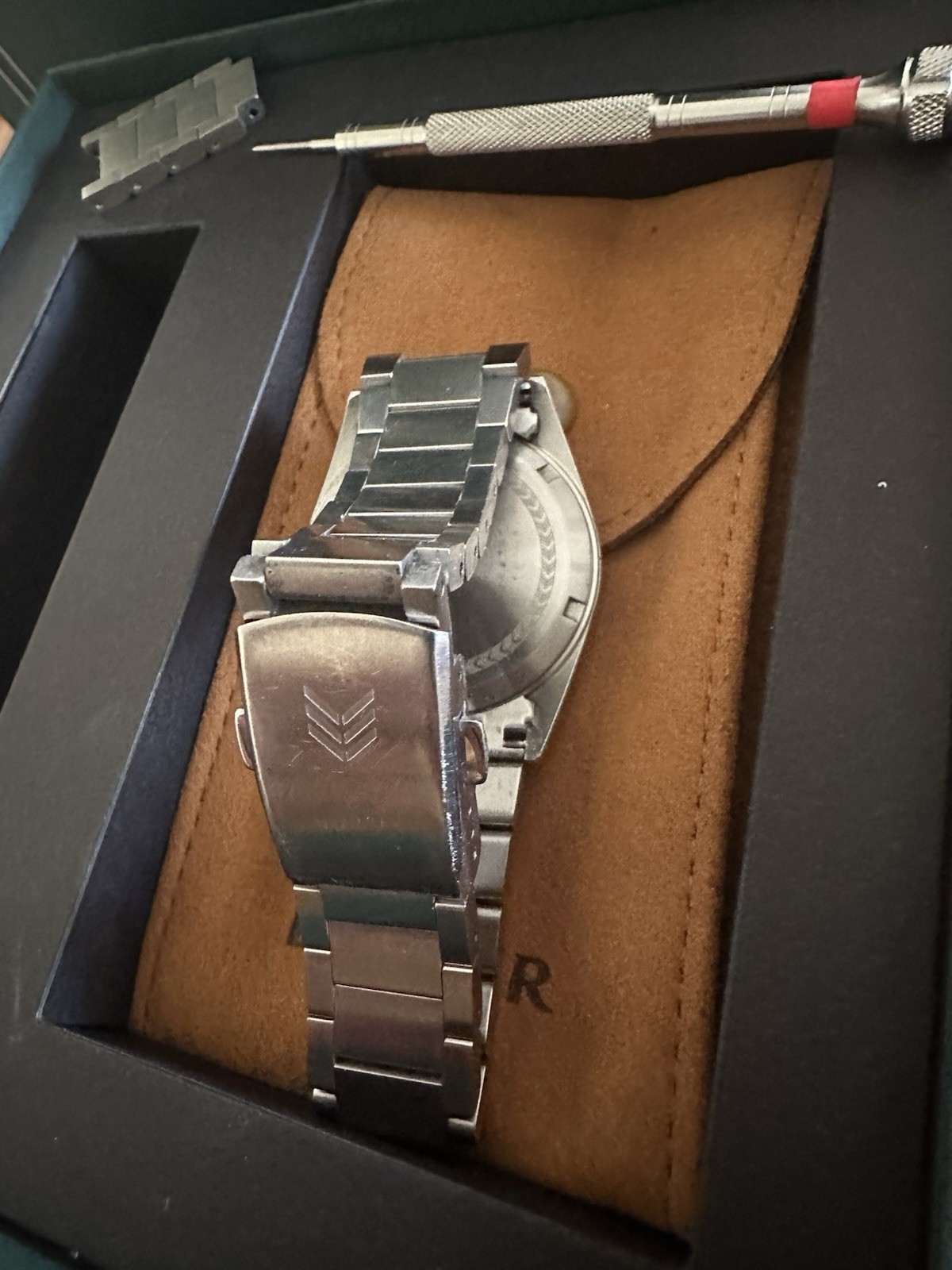 Lorier Falcon Series II Automatic Silver Dial Stainless Steel Bracelet