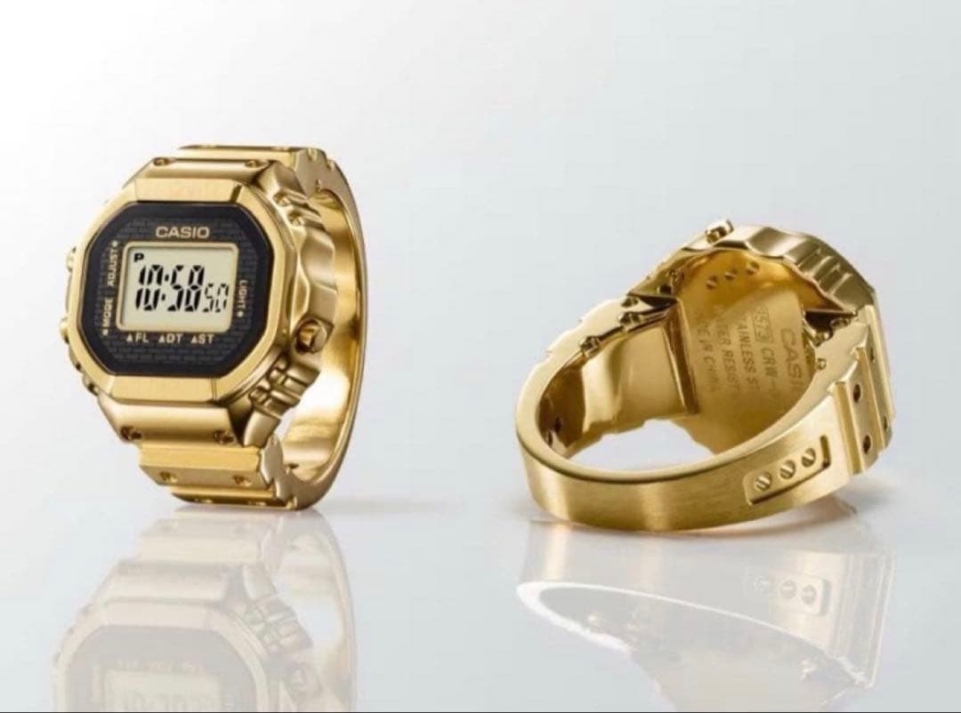 CASIO RING WATCH Casio Ring Watch CRW 001G 9JR