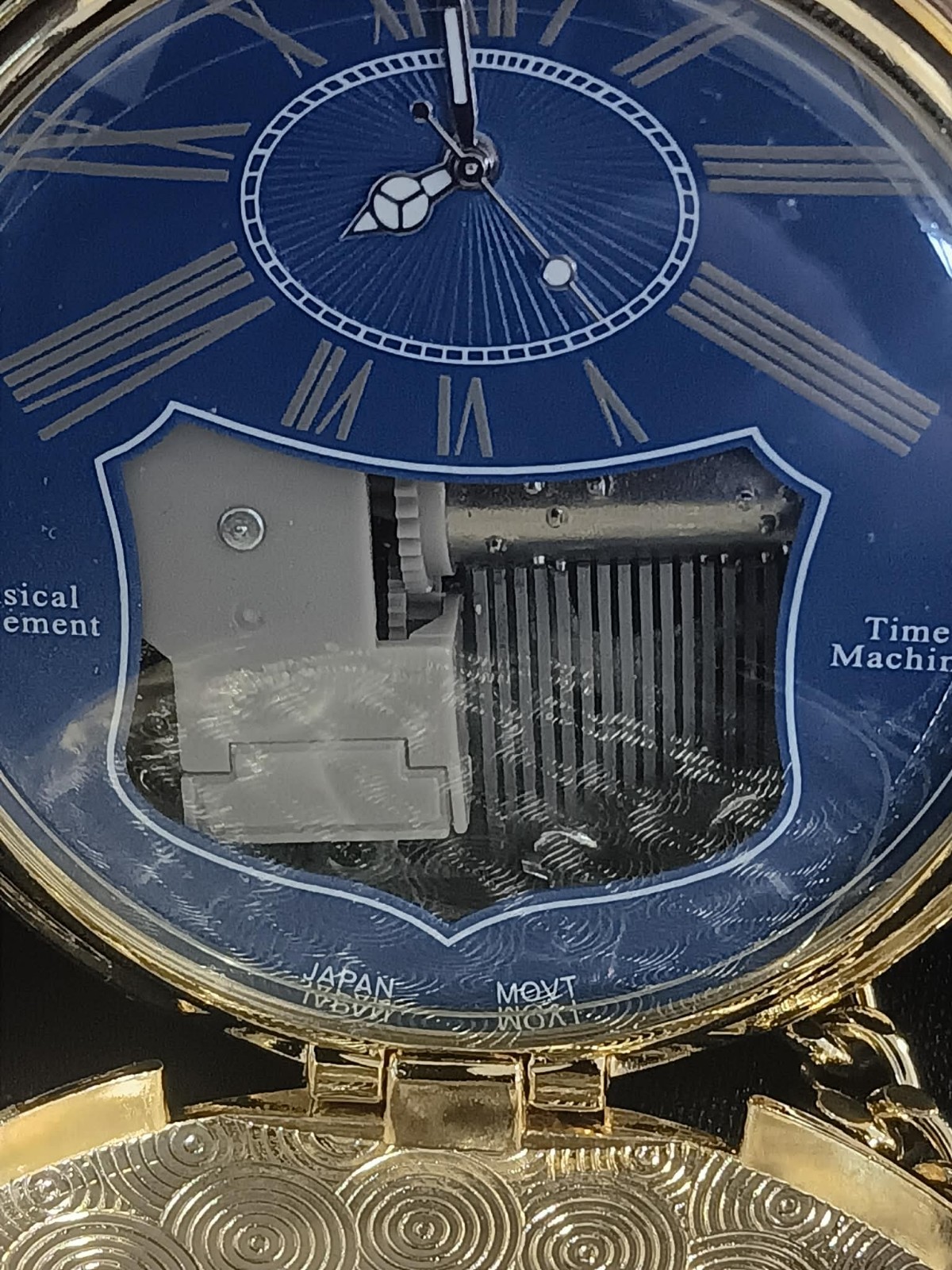 Space Exploration Mechanical Musical Pocket Watch Time Machine