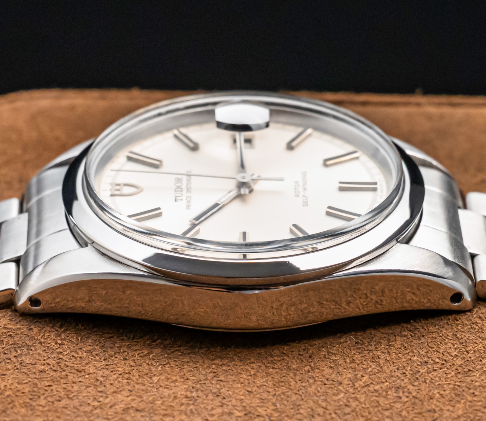 Tudor Prince Oysterdate “Jumbo” 38 mm Silver Dial Date Steel Bracelet 7024/0