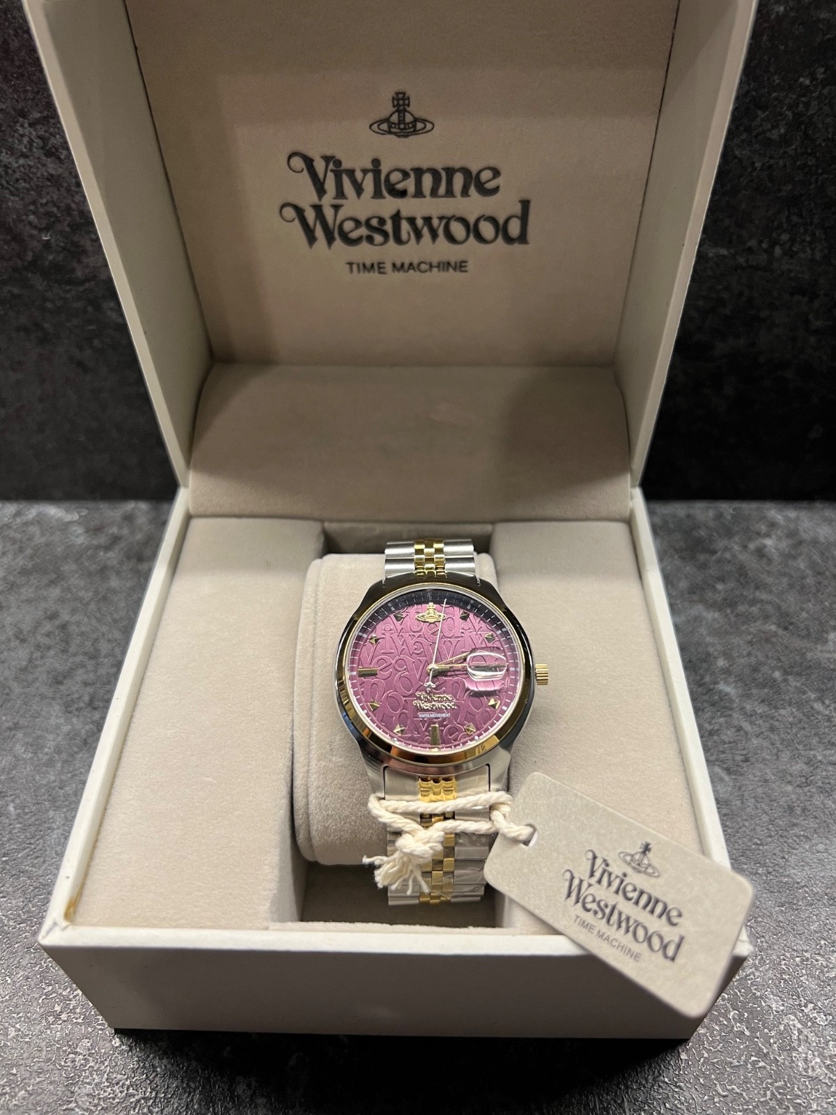 Vivienne Westwood camberwell VV261BYSG women’s two tone 37mm watch purple