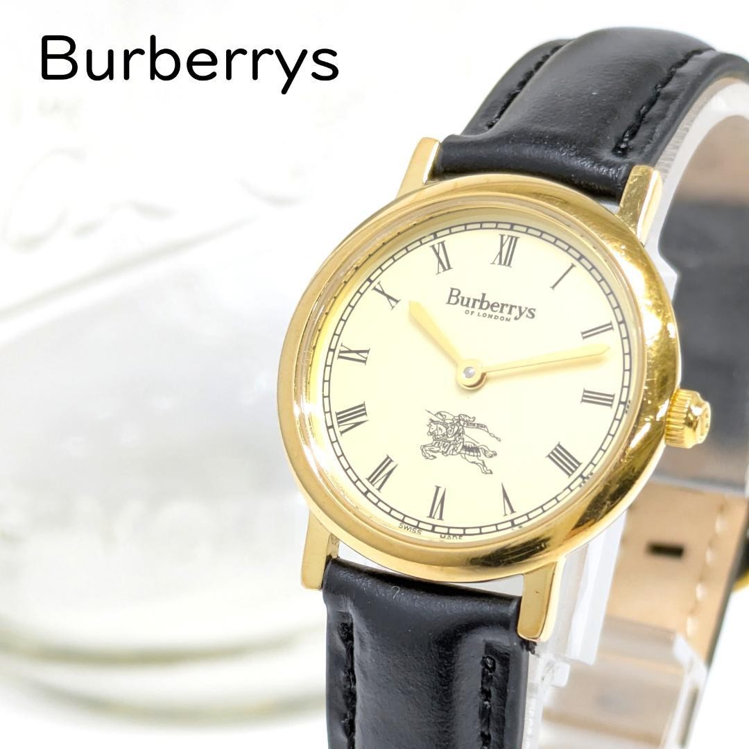 Burberrys Women’s Quartz Wristwatch Gold Black Japan Working 071829