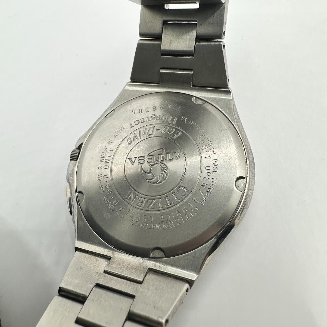 Citizen Attesa H410-T003788 Solar-Powered White