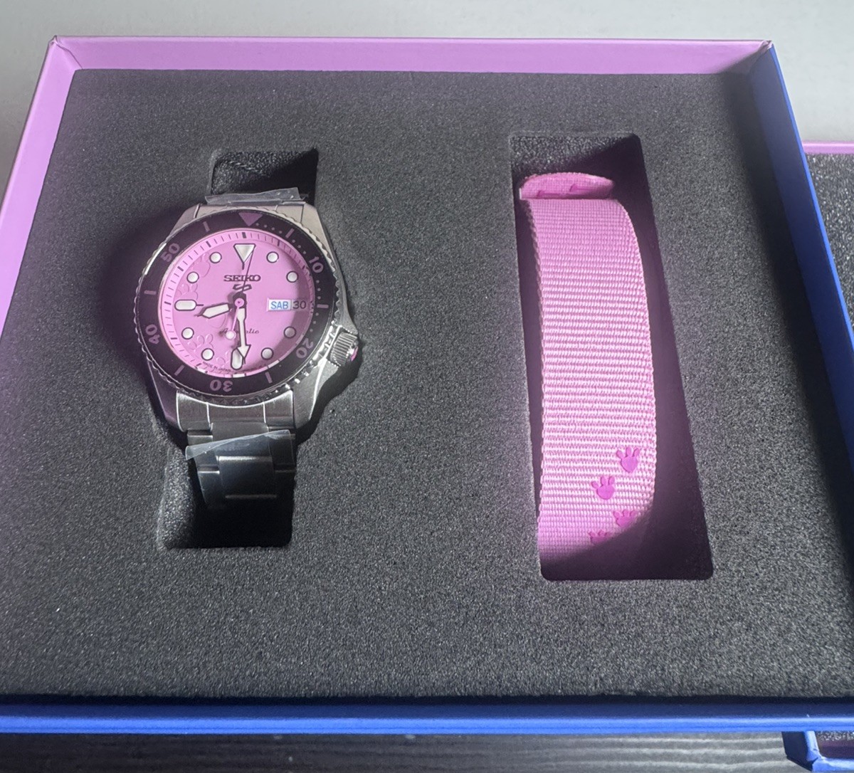 Seiko 5 Sports SKX Series Pink Panther Limited Edition Numbered Watch, SOLD OUT