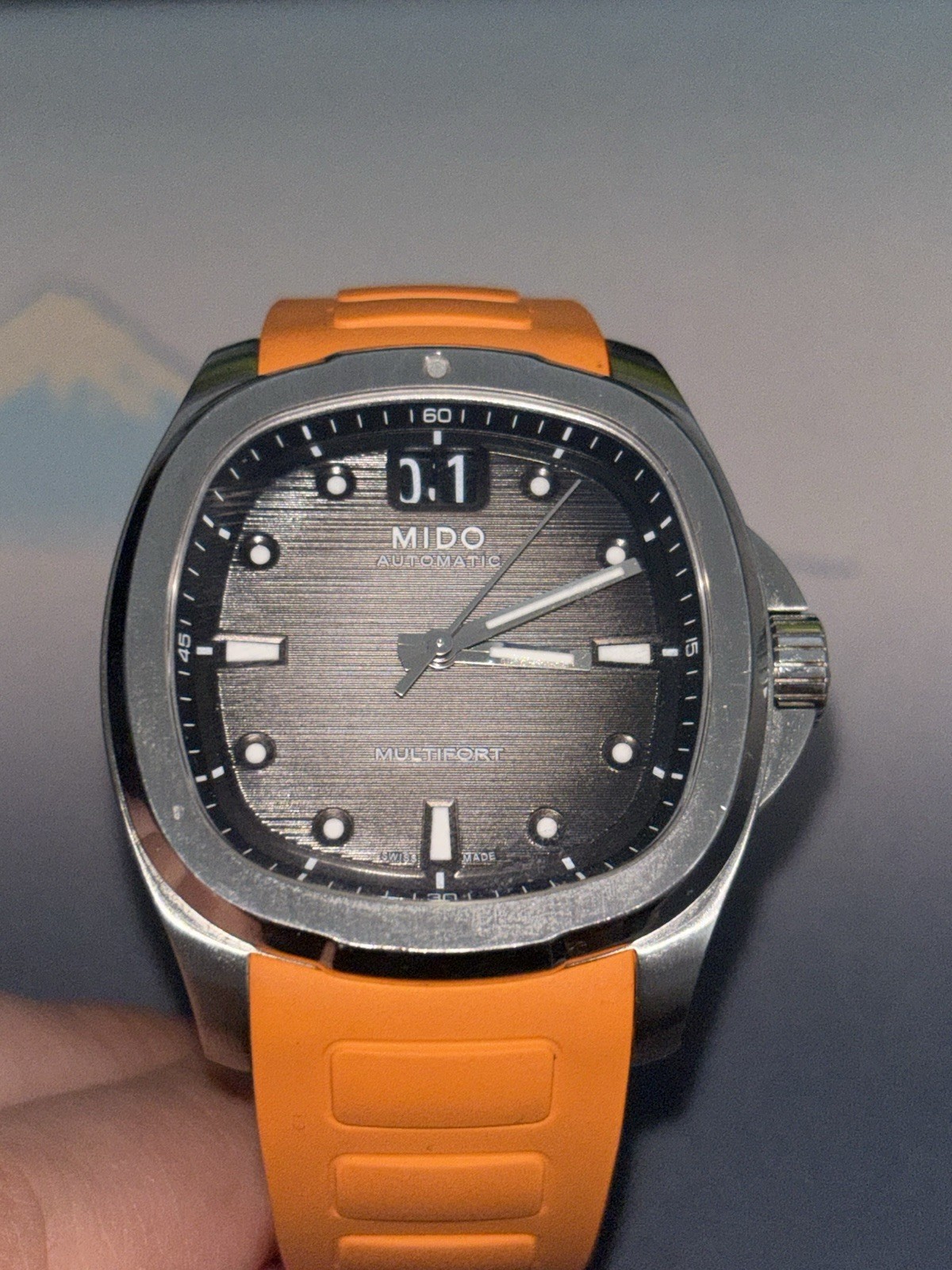 Mido Multifort Grey Dial Organe 40mm M049.526.17.081.00 – Orange (14566)