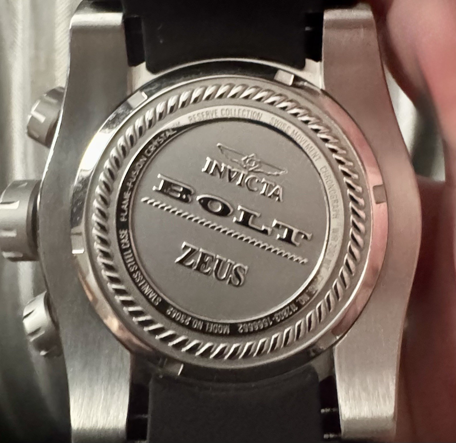 Invicta Reserve Bolt Zeus Chronograph Strap Watch