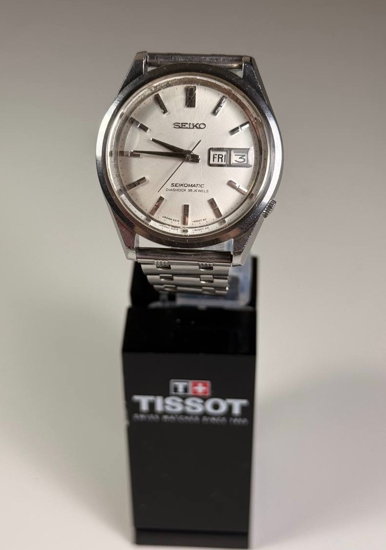RARE Vintage 1960s Seiko Seikomatic Diashock 6218-8000 35J Automatic Men’s Watch