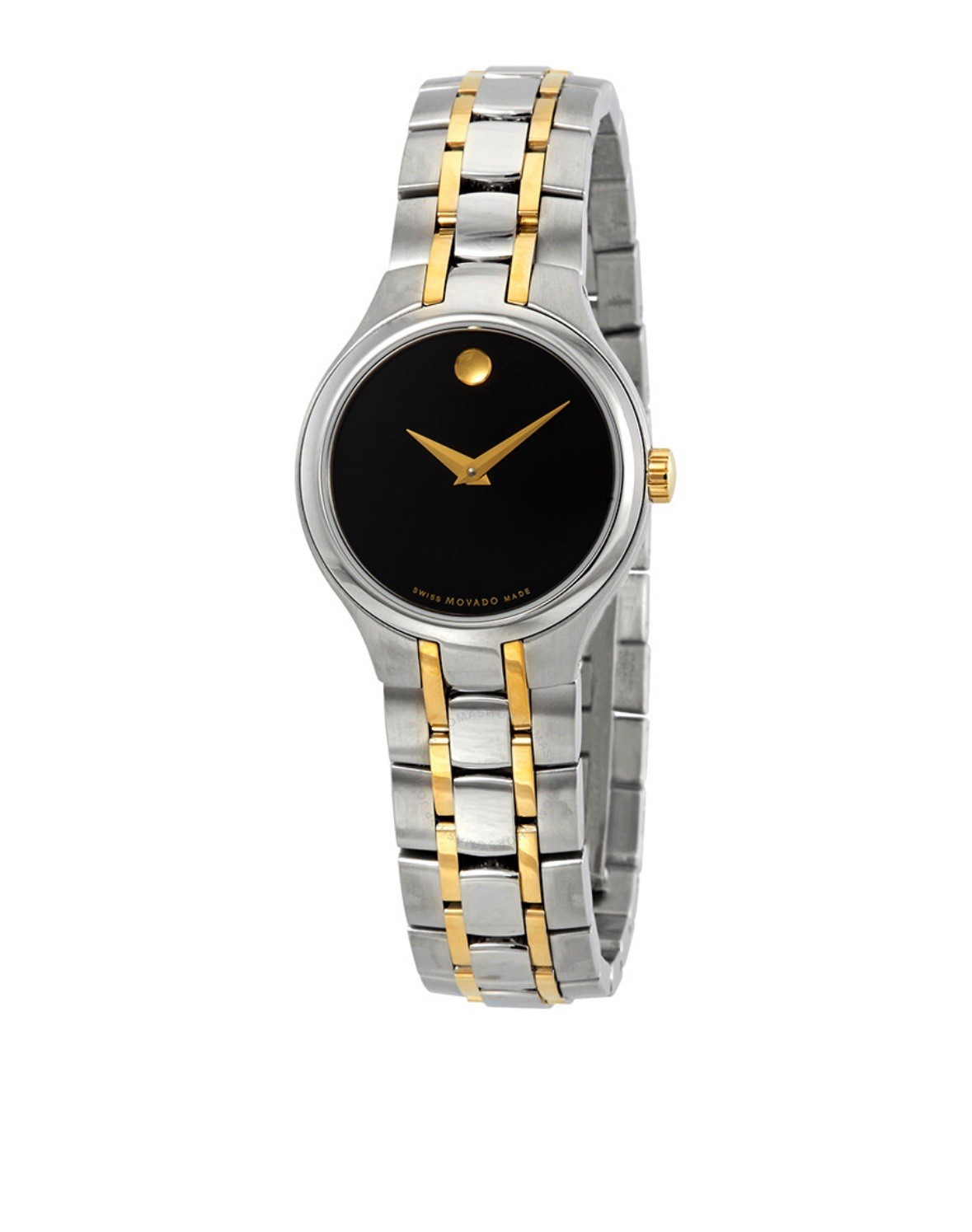Brand New Movado Ladies Silver/Gold Two Tone Stainless Steel Watch 0606959