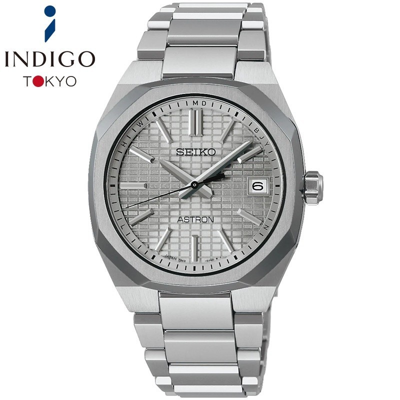 SEIKO ASTRON NEXTER SBXY099 Solar Radio-Controlled Gray Silver Dial 36mm Watch