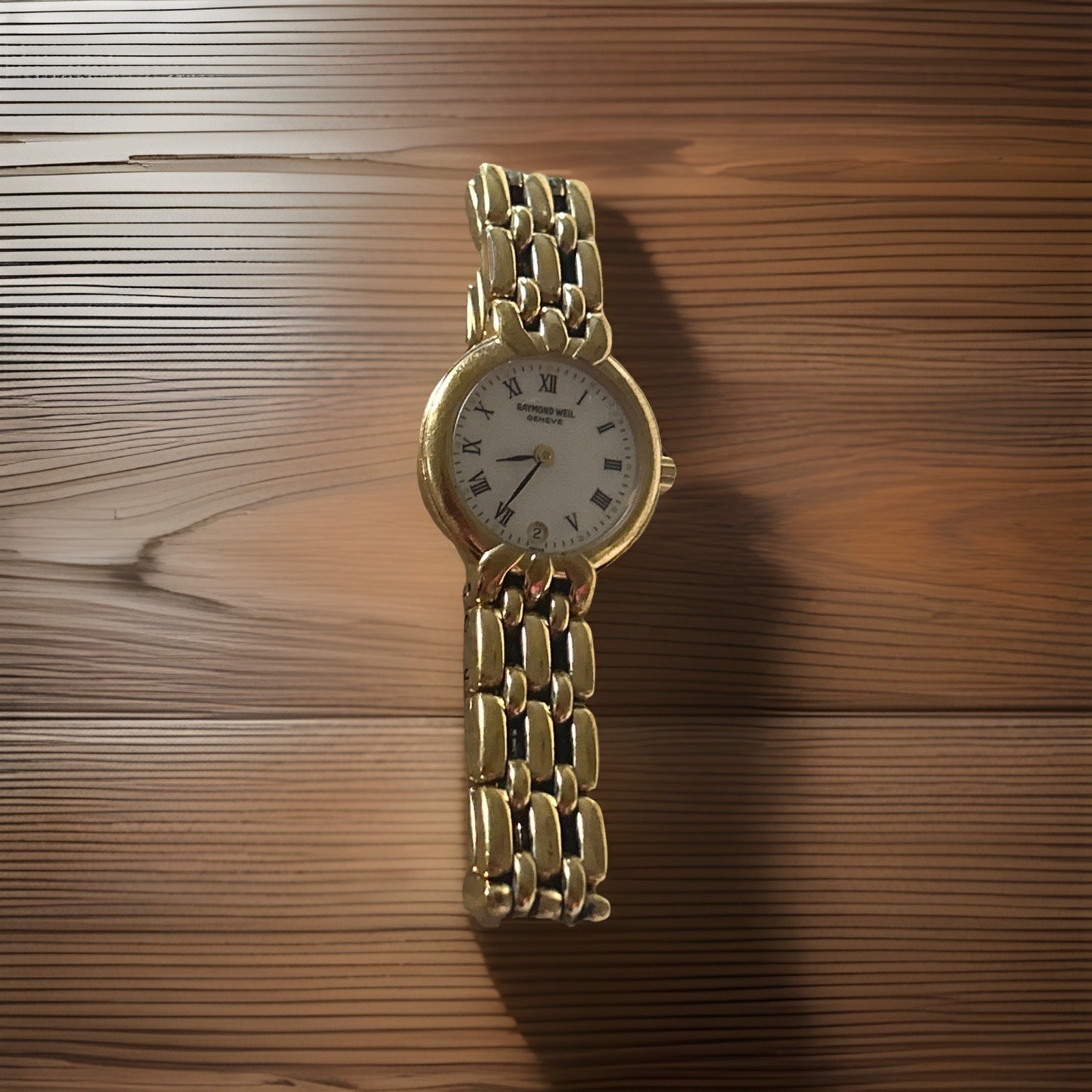 Raymond Weil Genève Women’s Vintage Quartz Dress Watch Gold Tone 9986 Needs Batt