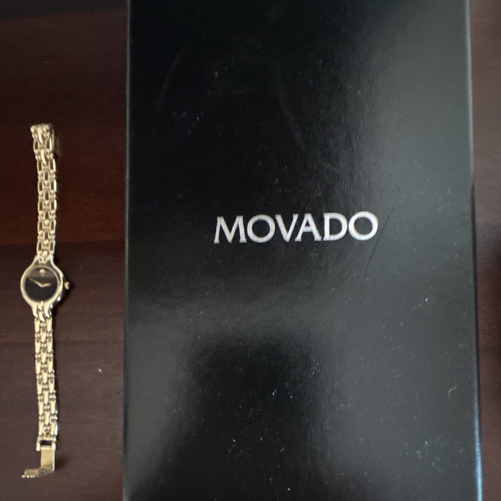 Movado Finezza Solid 14k Gold