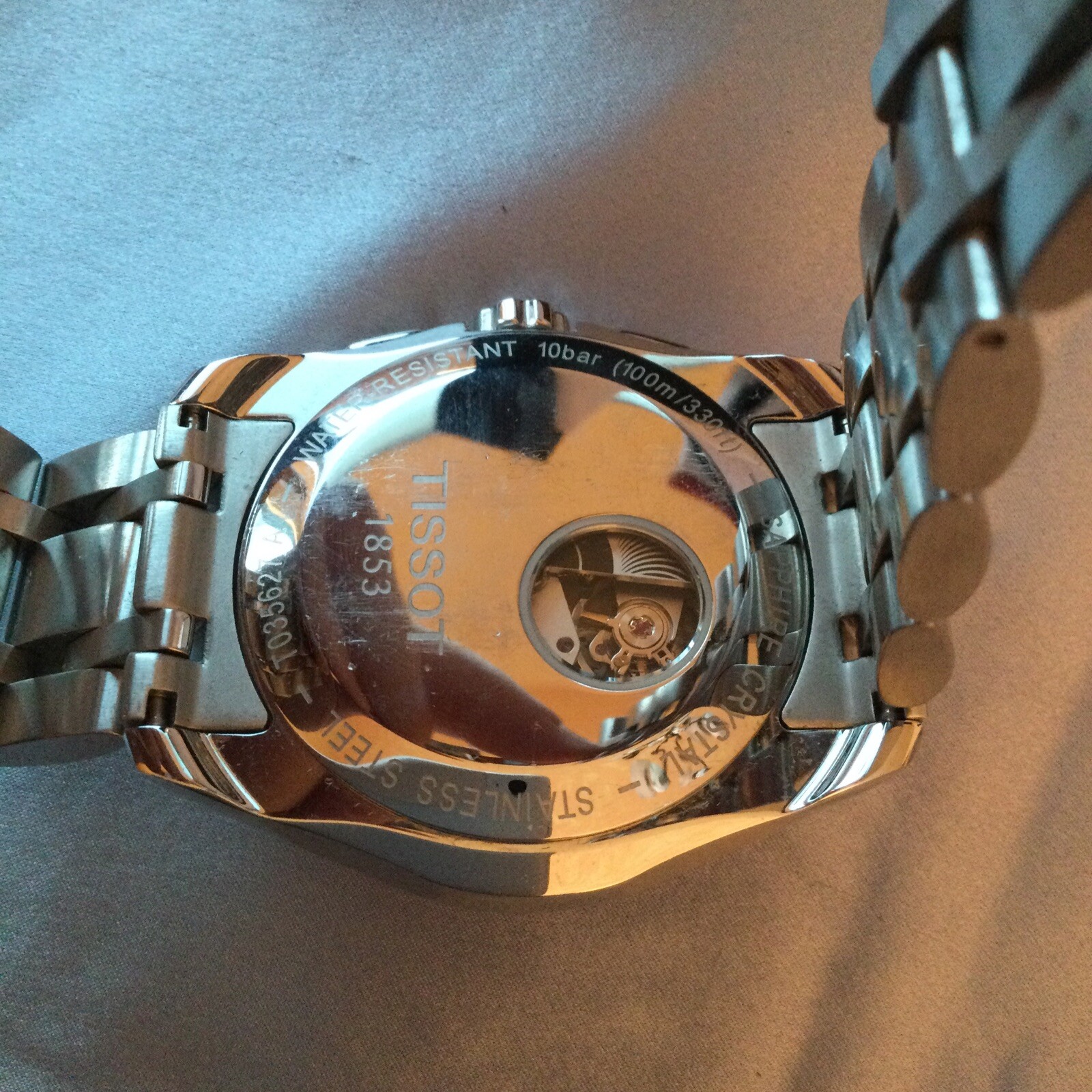 TISSOT 1853 AUTOMATIC WATCH T035627A SILVER